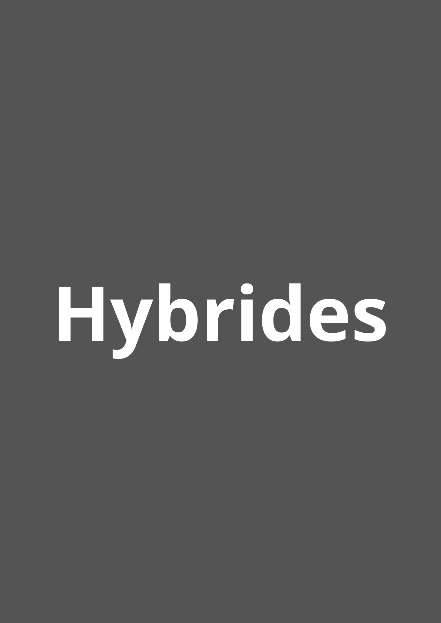 Cordages Hybrides