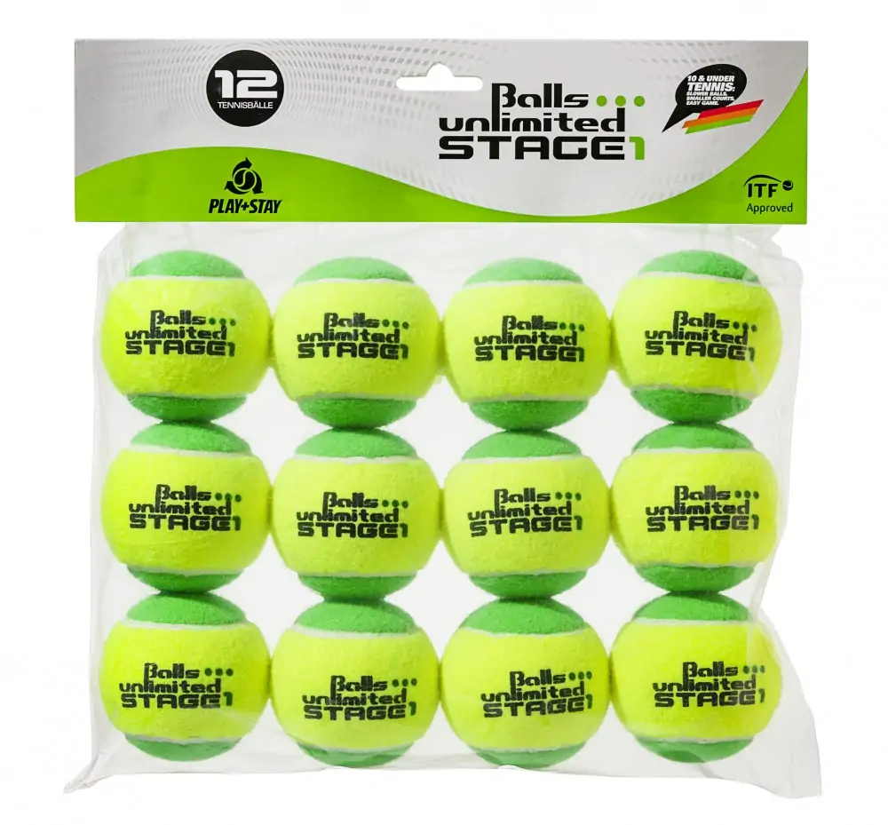 Sachet de 12 balles Stage 1 Verte