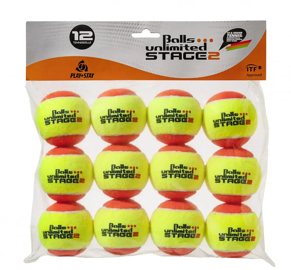 Sachet de 12 balles Stage 2 Orange