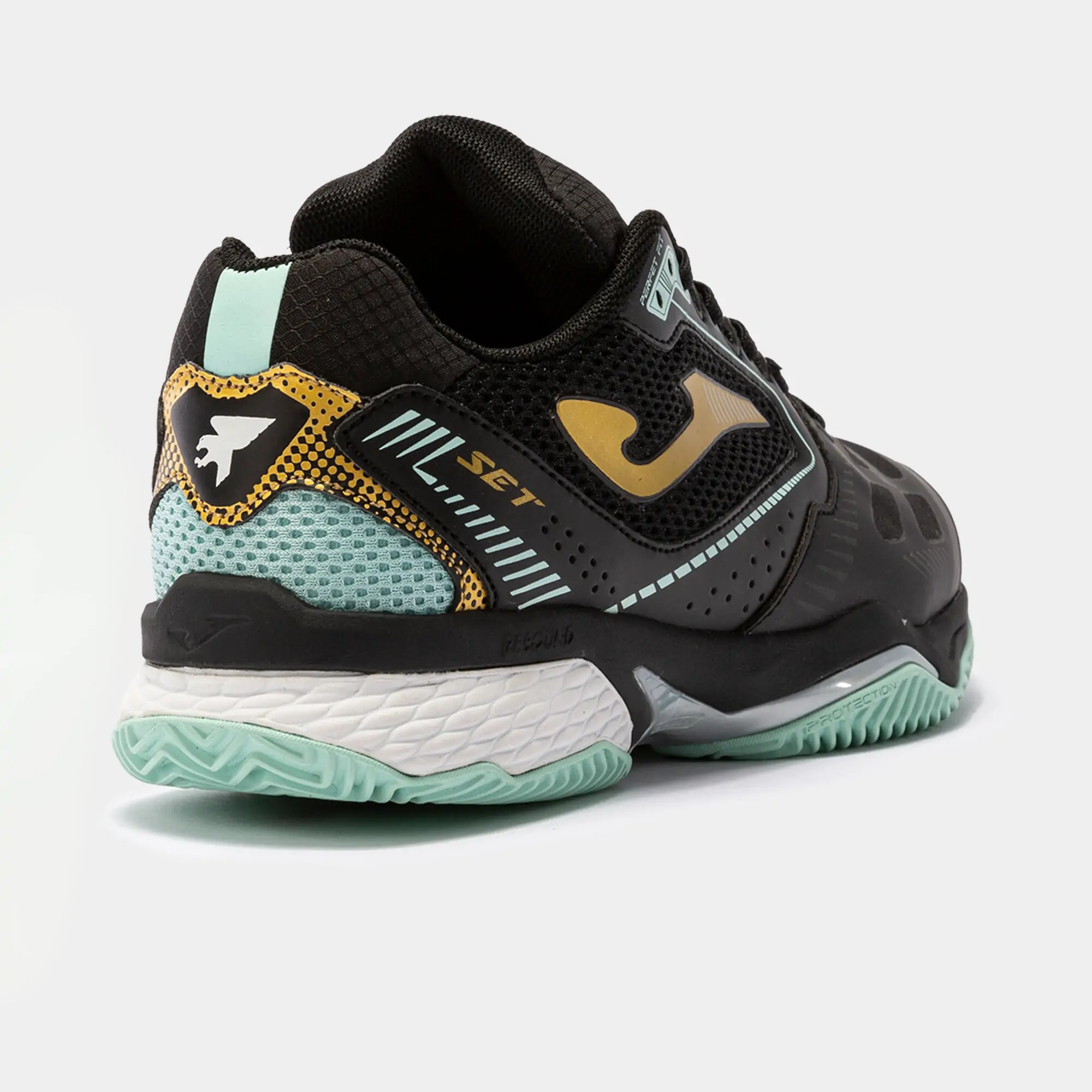 T.SET CHAUSSURE FEMME ALL COURT Noir Bleu Ciel - Image 2