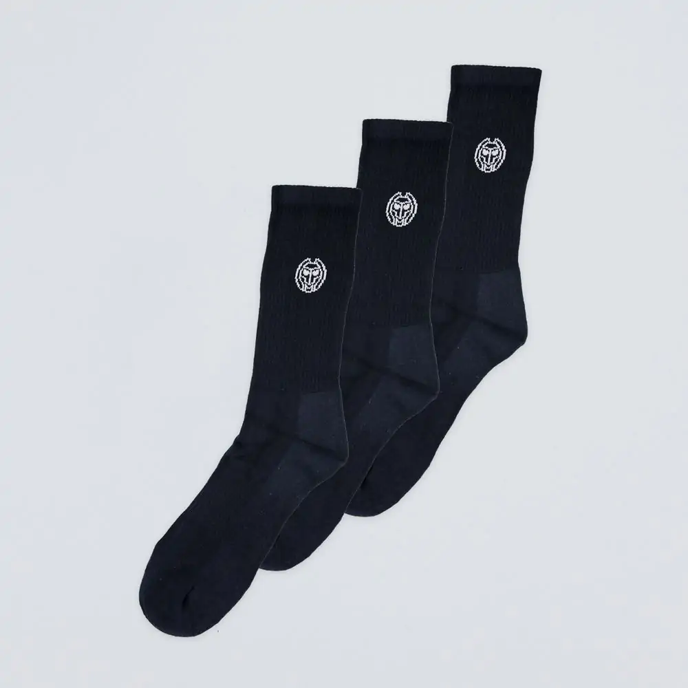 Chaussette Haute Noir Pack de 3