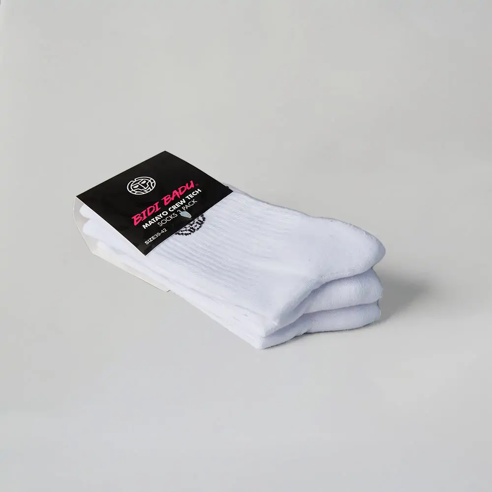 Chaussette Haute Blanche Pack de 3 - Image 2