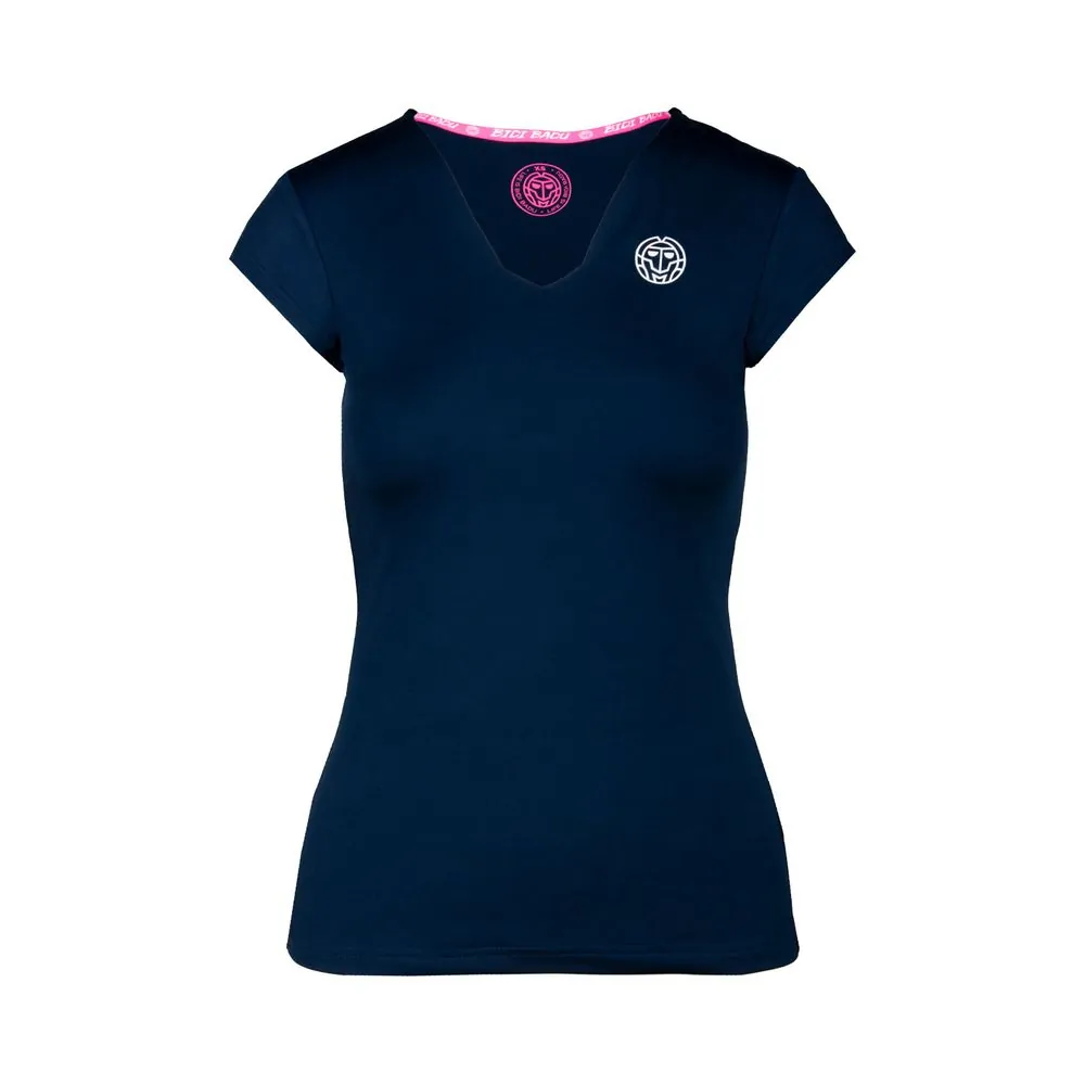 Tee-shirt V-Neck Bella 2.0 Bleu Foncé – Image 2