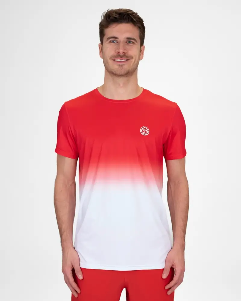 Tee-Shirt Crew Gradiant Tee Men Rouge