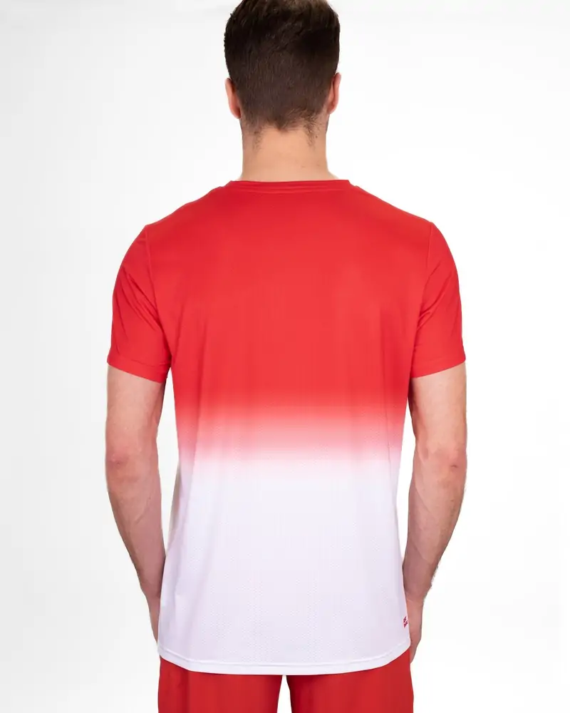 Tee-Shirt Crew Gradiant Tee Men Rouge - Image 2