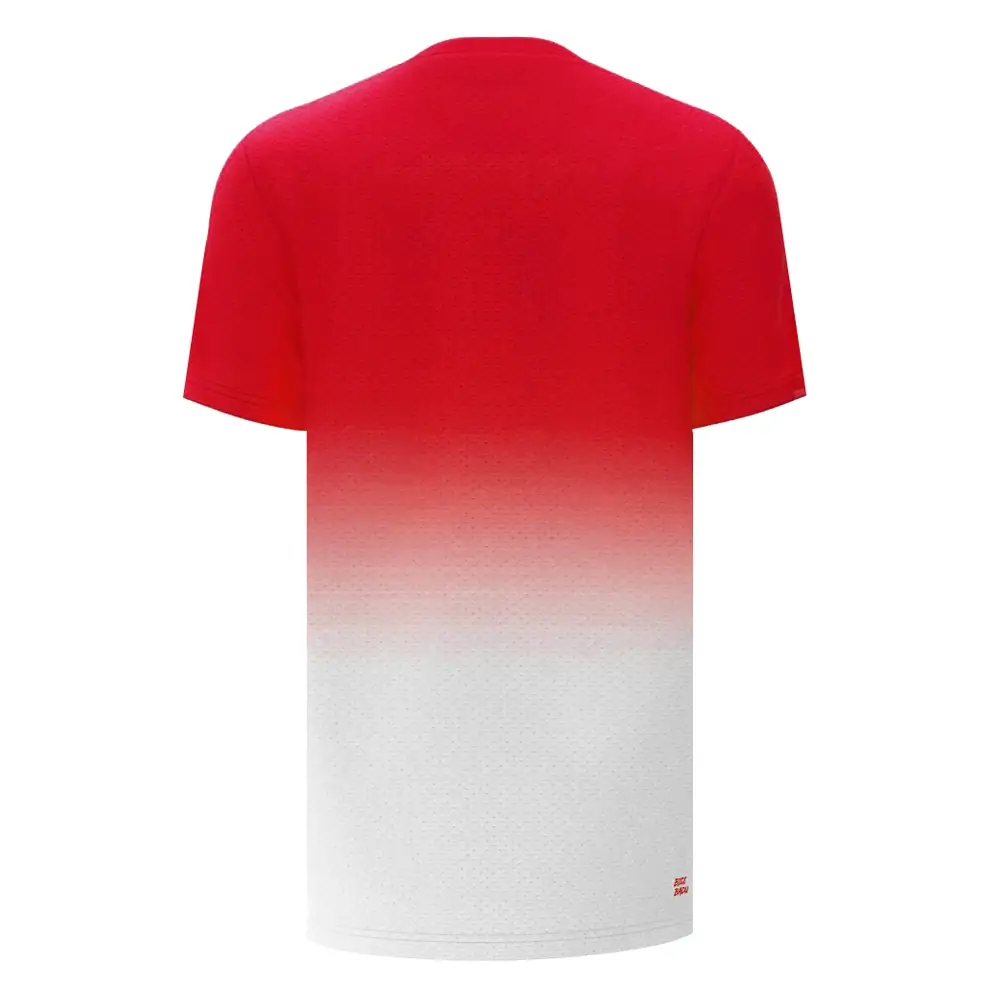 Tee-Shirt Crew Gradiant Tee Men Rouge - Image 5