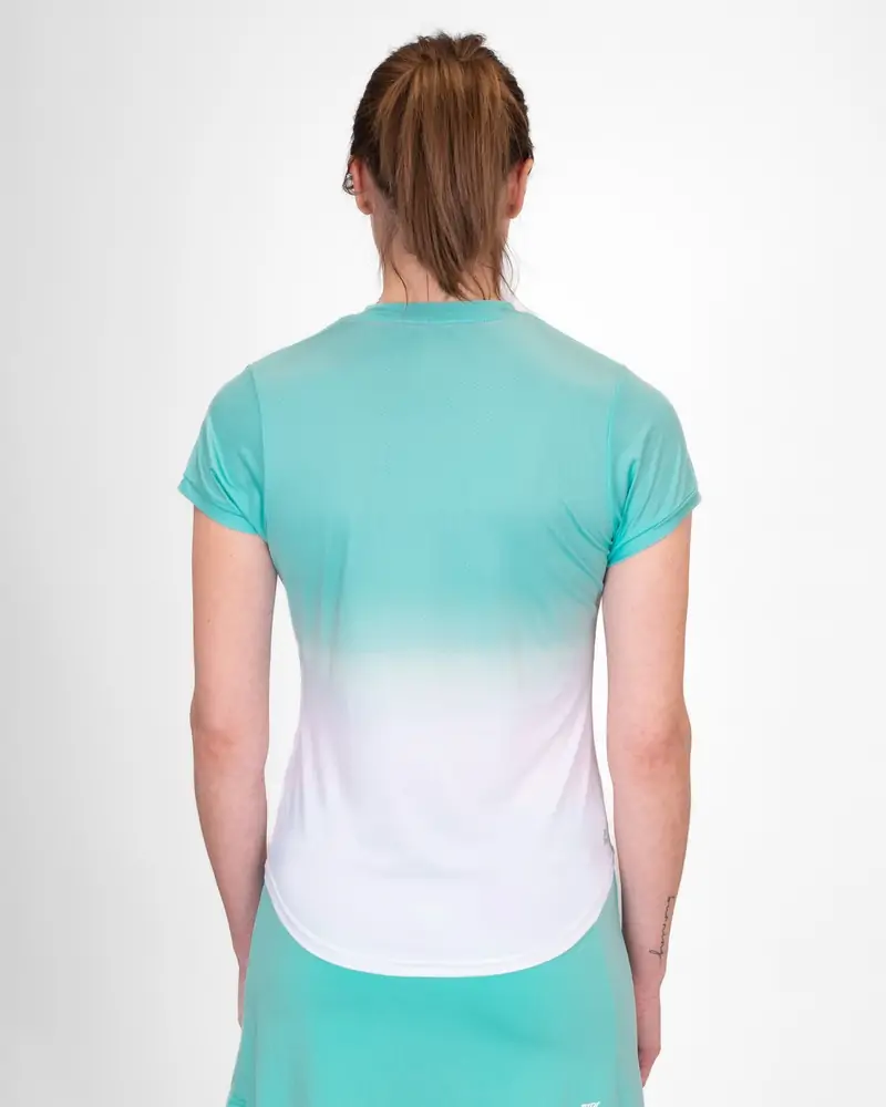 Tee-Shirt Crew Gradiant Tee Aqua - Image 2